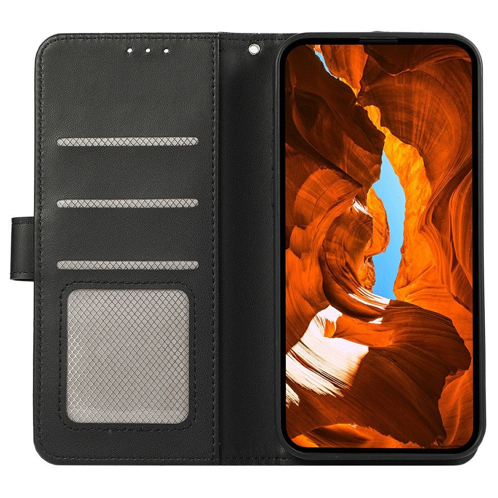 Google Pixel 11a EIDERWOOD Konstläder Fodral m. RFID Blockering - Svart