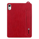 iPad Mini (2026) 8. Gen. EIDERWOOD Konstläder Bakside Skal m. Rem Kickstand - Röd