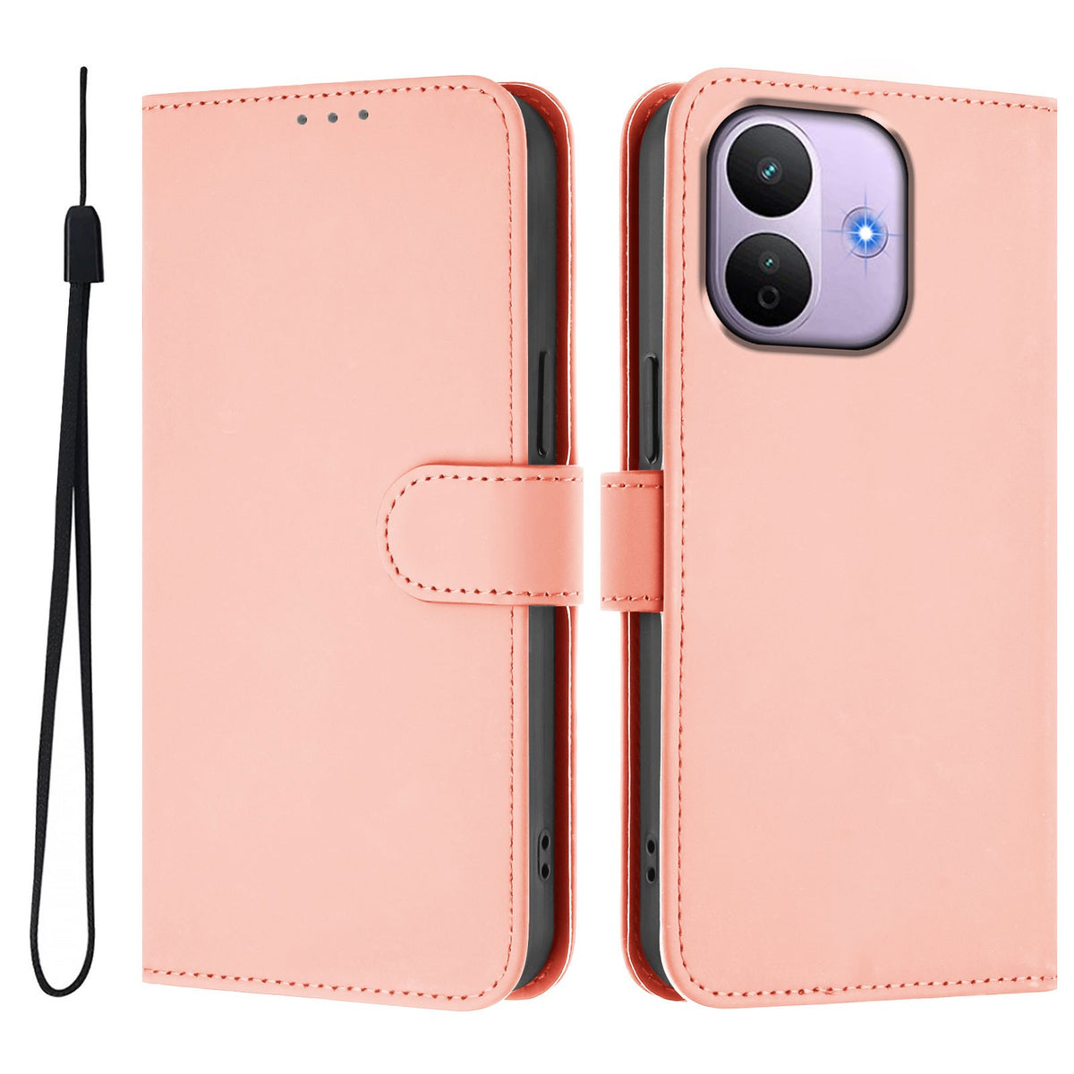 Xiaomi Redmi Note 17 Pro (5G) EIDERWOOD Konstläder Fodral m. Rem - Rosa