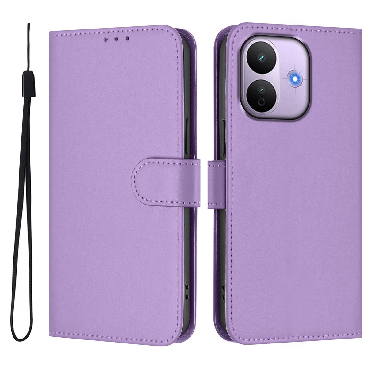 Xiaomi Redmi Note 17 Pro (5G) EIDERWOOD Konstläder Fodral m. Rem - Lila
