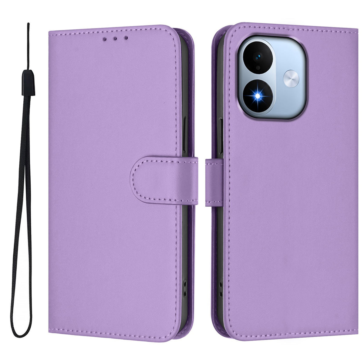 Xiaomi Redmi Note 17 (5G) EIDERWOOD Konstläder Fodral m. Rem - Lila