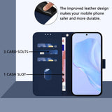 Xiaomi Redmi Note 17 (5G) EIDERWOOD Konstläder Fodral m. Rem - Blå