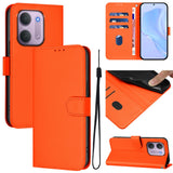 Xiaomi Redmi 17C (5G) EIDERWOOD Fodral i Konstläder med Rem - Orange