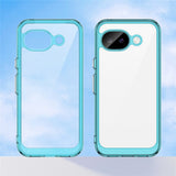 Google Pixel 11a EIDERWOOD Hybrid Plast Skal - Transparent / Blå