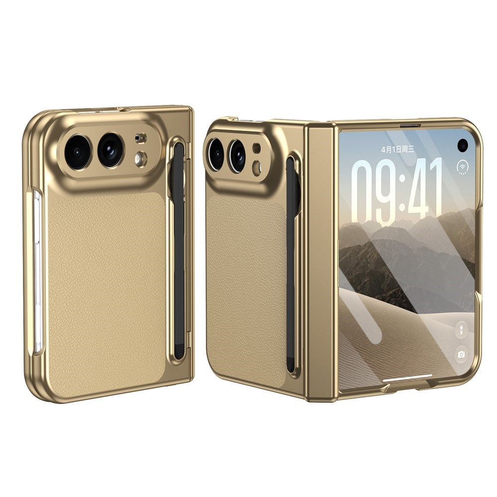 iPhone Duo EIDERWOO Skal med Skärmskydd och Stylus - Guld