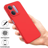 Xiaomi Redmi 17C (5G) EIDERWOOD Silikon Skal med Rem - Röd