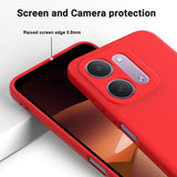 Xiaomi Redmi 17C (5G) EIDERWOOD Silikon Skal med Rem - Röd