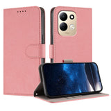 Xiaomi Redmi 17 (5G) / (4G) EIDERWOOD Fodral i Konstläder med Stativfunktion och Korthållare - Rosa