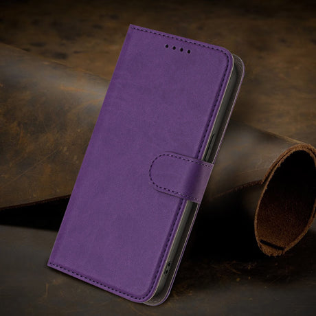 Xiaomi Redmi 17 (5G) / (4G) EIDERWOOD Fodral i Konstläder med Stativfunktion och Korthållare - Lila