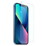 NORTHJO iPhone 13 2-i-1 Set Flexibelt Plast Skal med Härdat Skyddsglas - Genomskinlig