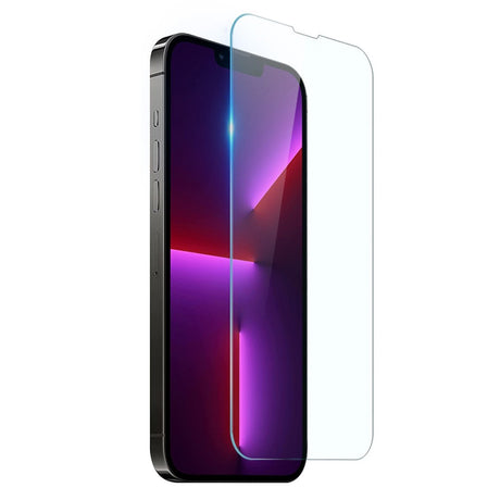 NORTHJO iPhone 13 Pro 2-i-1 Set Flexibelt Plast Skal med Härdat Skyddsglas - Genomskinlig