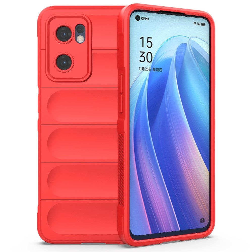 Oppo Reno7 (5G) / Find X5 Lite Flexibelt Skal i Plast - Röd