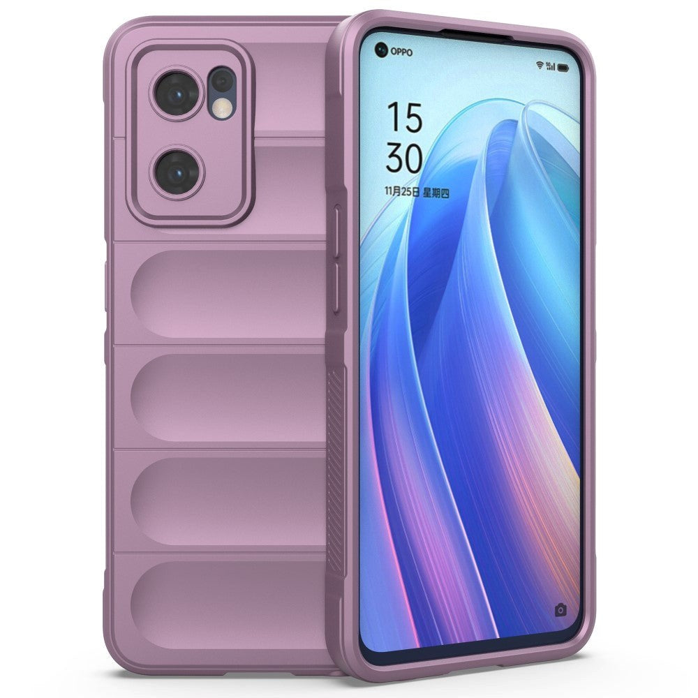 Oppo Reno7 (5G) / Find X5 Lite Flexibelt Skal i Plast - Lila