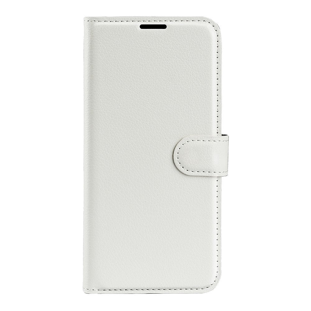 OnePlus 11 PU Litchi Läder Plånboksfodral - Vit