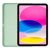 iPad 10.9 (2022) Liquid Silikone Shockproof Skal - Grön