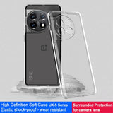 OnePlus 11 IMAK UX-5 Series Flexibelt Plast Skal - Transparent