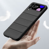 EIDERWOOD Samsung Galaxy Z Flip3 (5G) Hårt Plast Skal med Grepp - Svart