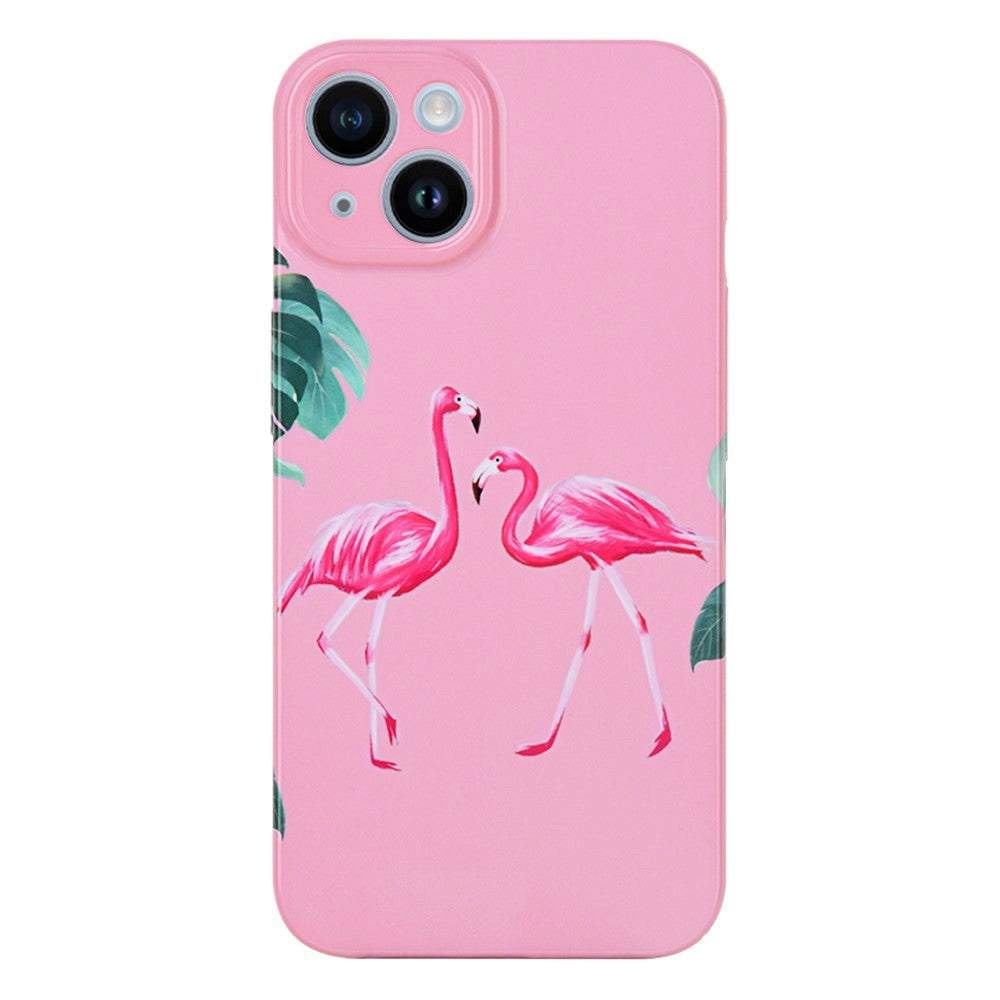 iPhone 14 Skal Hårdplast - Flamingo