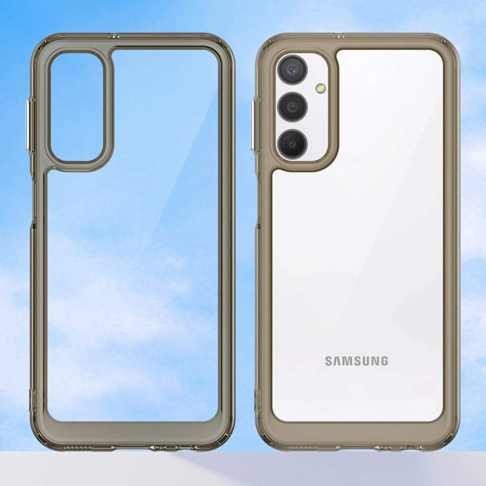 Samsung Galaxy A24 Skal Hybridplast - Transparent / Grå