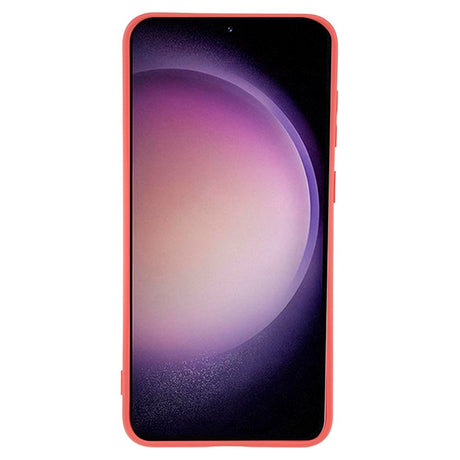 EIDERWOOD Samsung Galaxy S23 Fodrat Flexibelt Plast Skal - Mörkröd