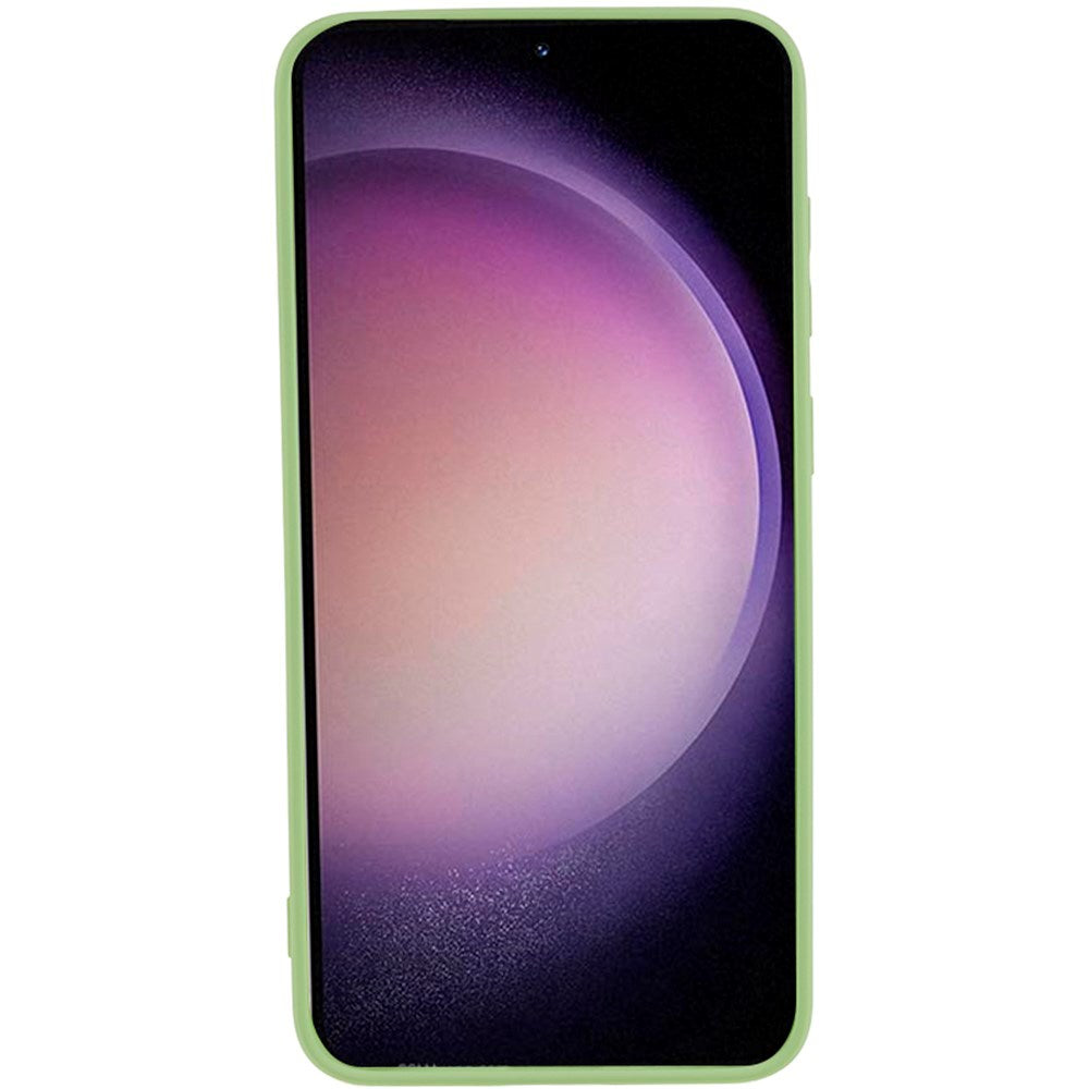 EIDERWOOD Samsung Galaxy S23 Fodrat Flexibelt Plast Skal - Ljusgrön