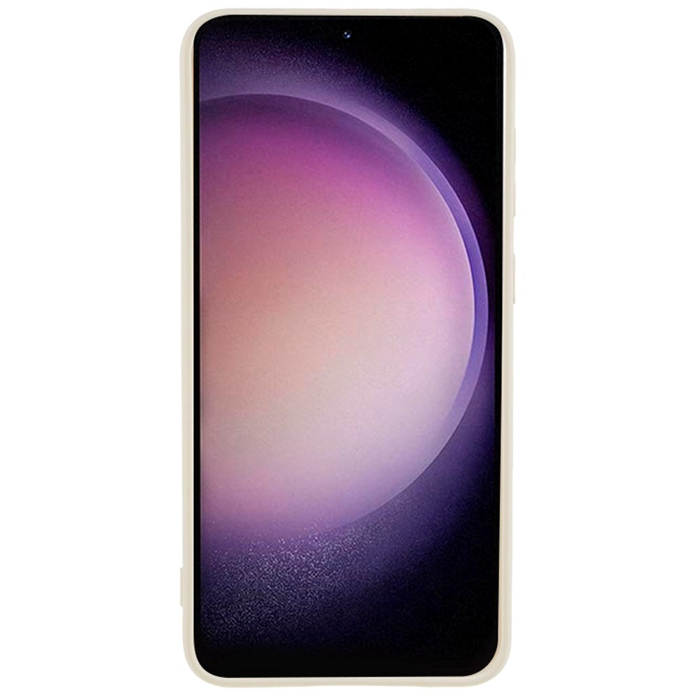 EIDERWOOD Samsung Galaxy S23 Fodrat Flexibelt Plast Skal - Beige