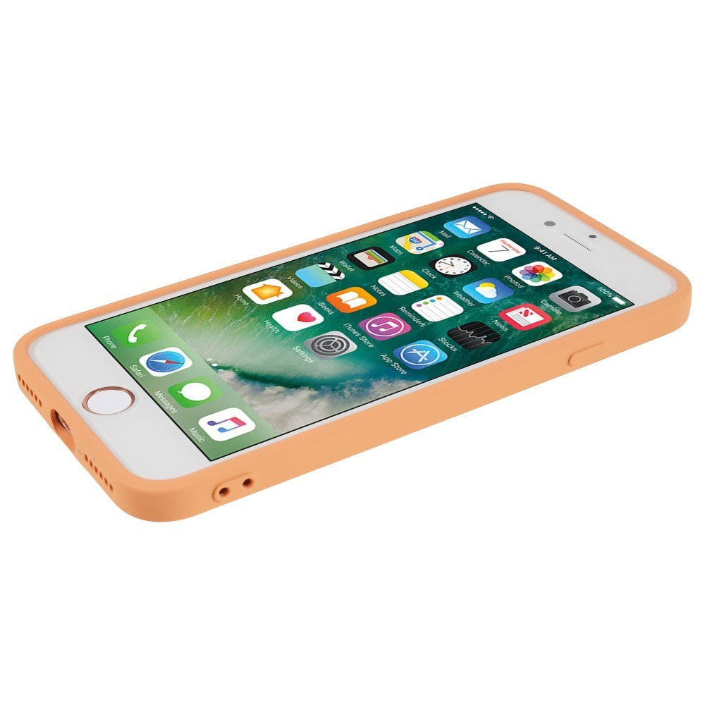 EIDERWOOD iPhone SE (2022 / 2020) / 8 / 7 Fodrat Flexibelt Plast Skal - Orange