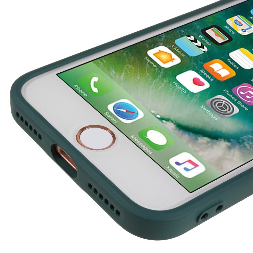 EIDERWOOD iPhone SE (2022 / 2020) / 8 / 7 Fodrat Flexibelt Plast Skal - Mörkgrön