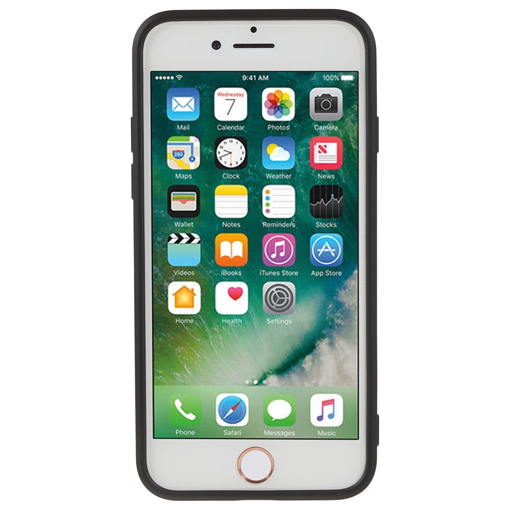 EIDERWOOD iPhone SE (2022 / 2020) / 8 / 7 Fodrat Flexibelt Plast Skal - Svart