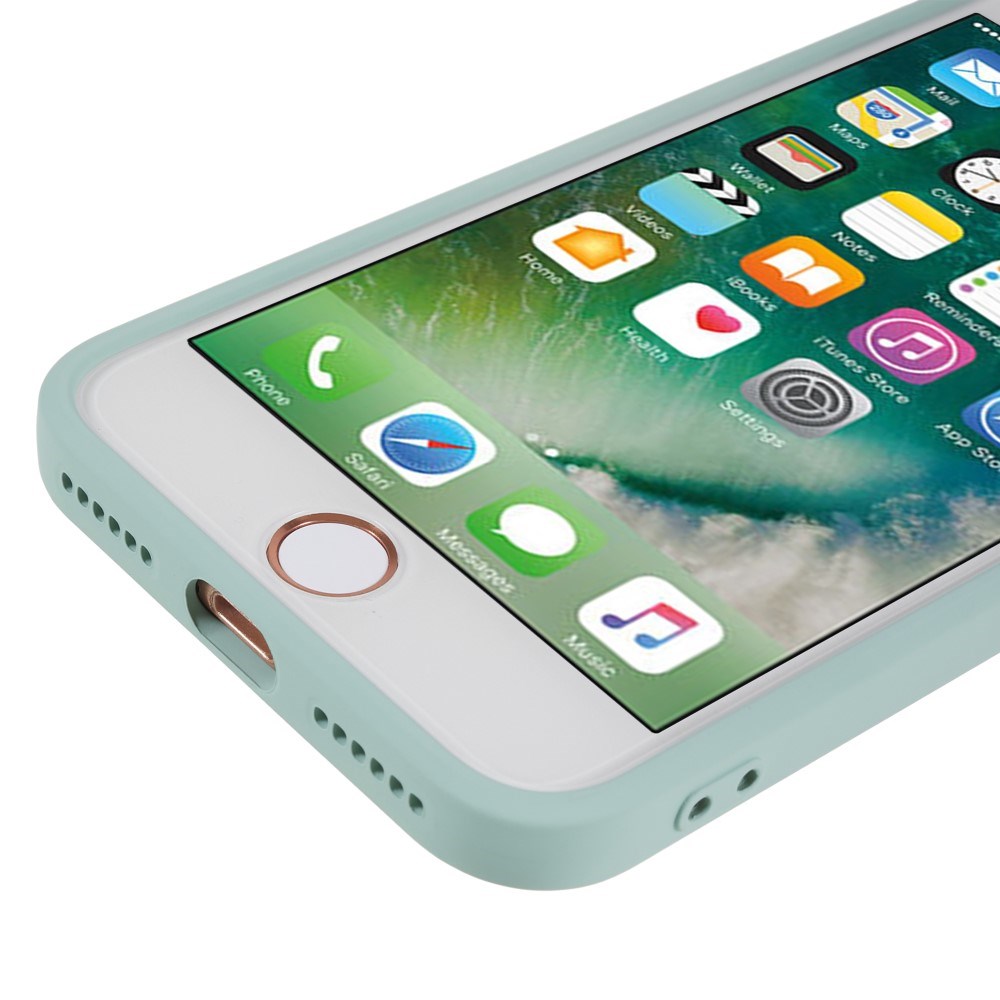 EIDERWOOD iPhone SE (2022 / 2020) / 8 / 7 Fodrat Flexibelt Plast Skal - Ljusblå