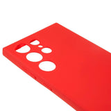 EIDERWOOD Samsung Galaxy S22 Ultra Fodrat Flexibelt Plast Skal - Röd