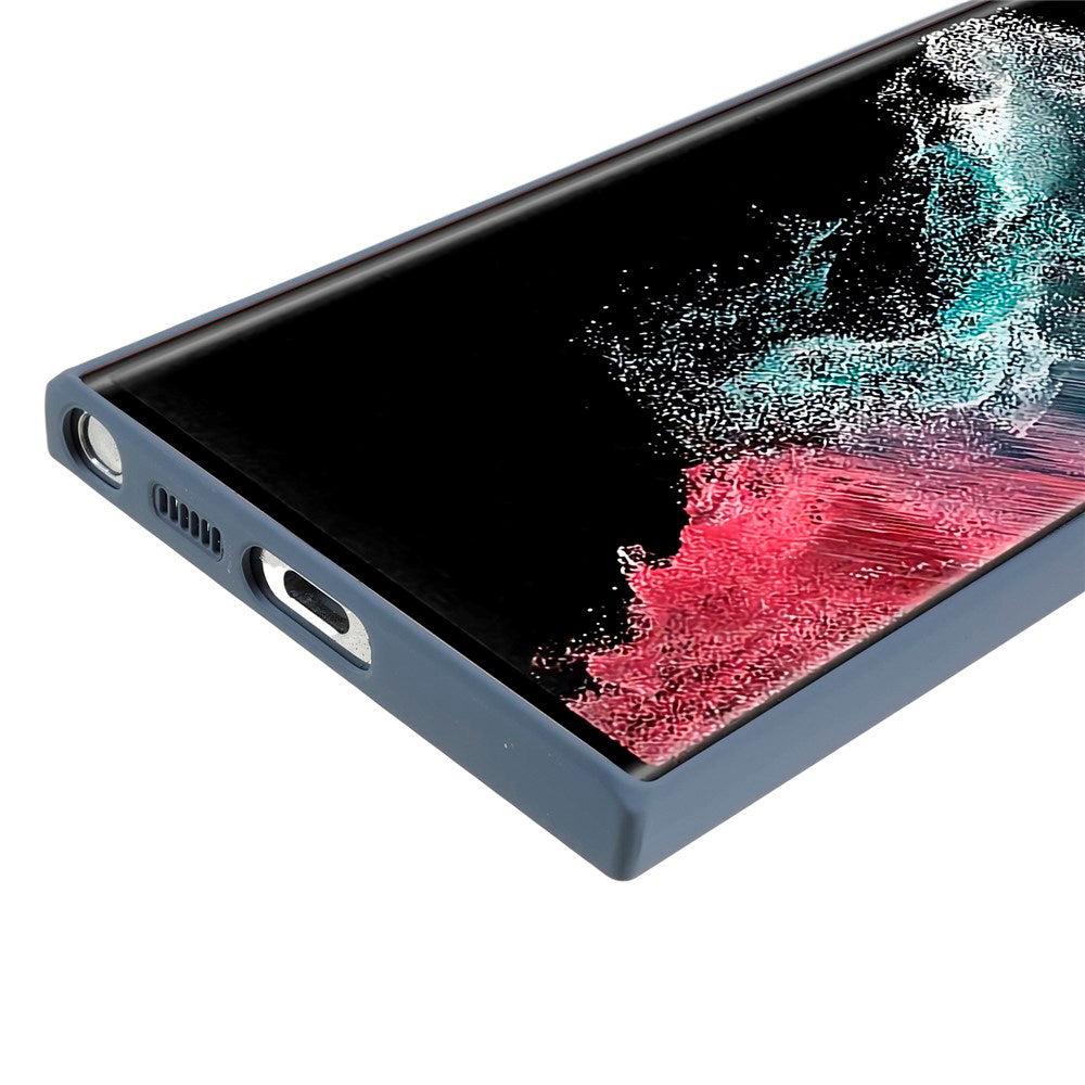 EIDERWOOD Samsung Galaxy S22 Ultra Fodrat Flexibelt Plast Skal - Lavendel