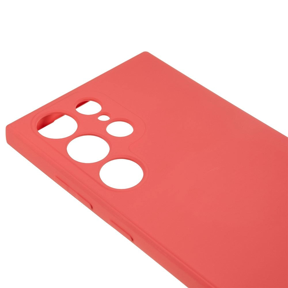 EIDERWOOD Samsung Galaxy S22 Ultra Fodrat Flexibelt Plast Skal - Mörkröd