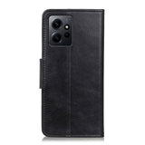 Xiaomi Redmi Note 12 (4G) Läder Plånboksfodral med Stativfunktion - Svart