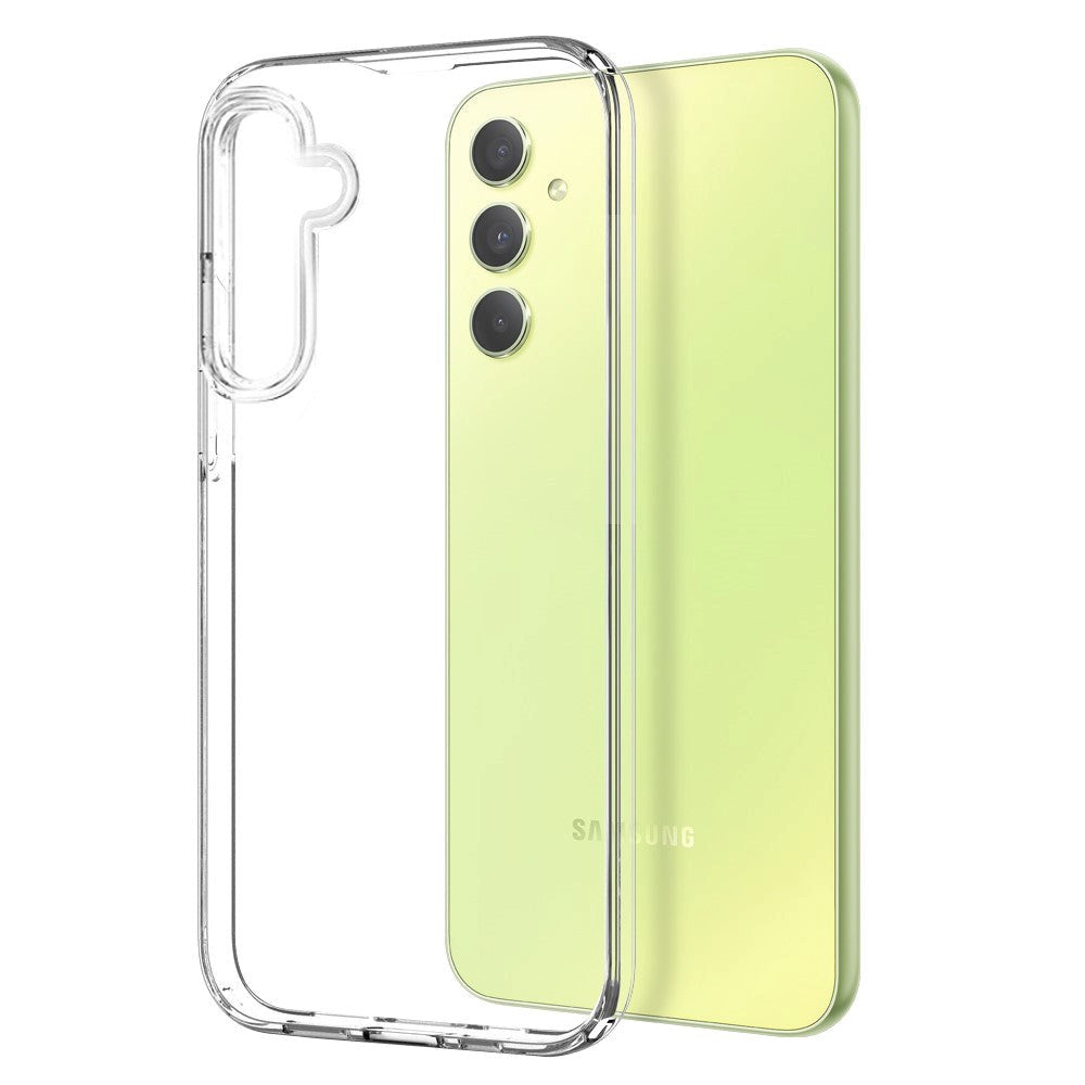 Samsung Galaxy A34 (5G) Skal + Skärmskydd i Härdat Glas - Case Friendly - Genomskinlig