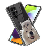 Samsung Galaxy S23 Ultra Skal Flexibel Plast - Transparent / Hund och Katt