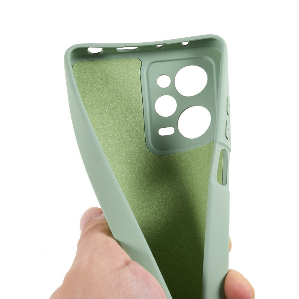 EIDERWOOD Xiaomi Poco X5 Pro (5G) Fodrat Flexibelt Plast Skal - Grön