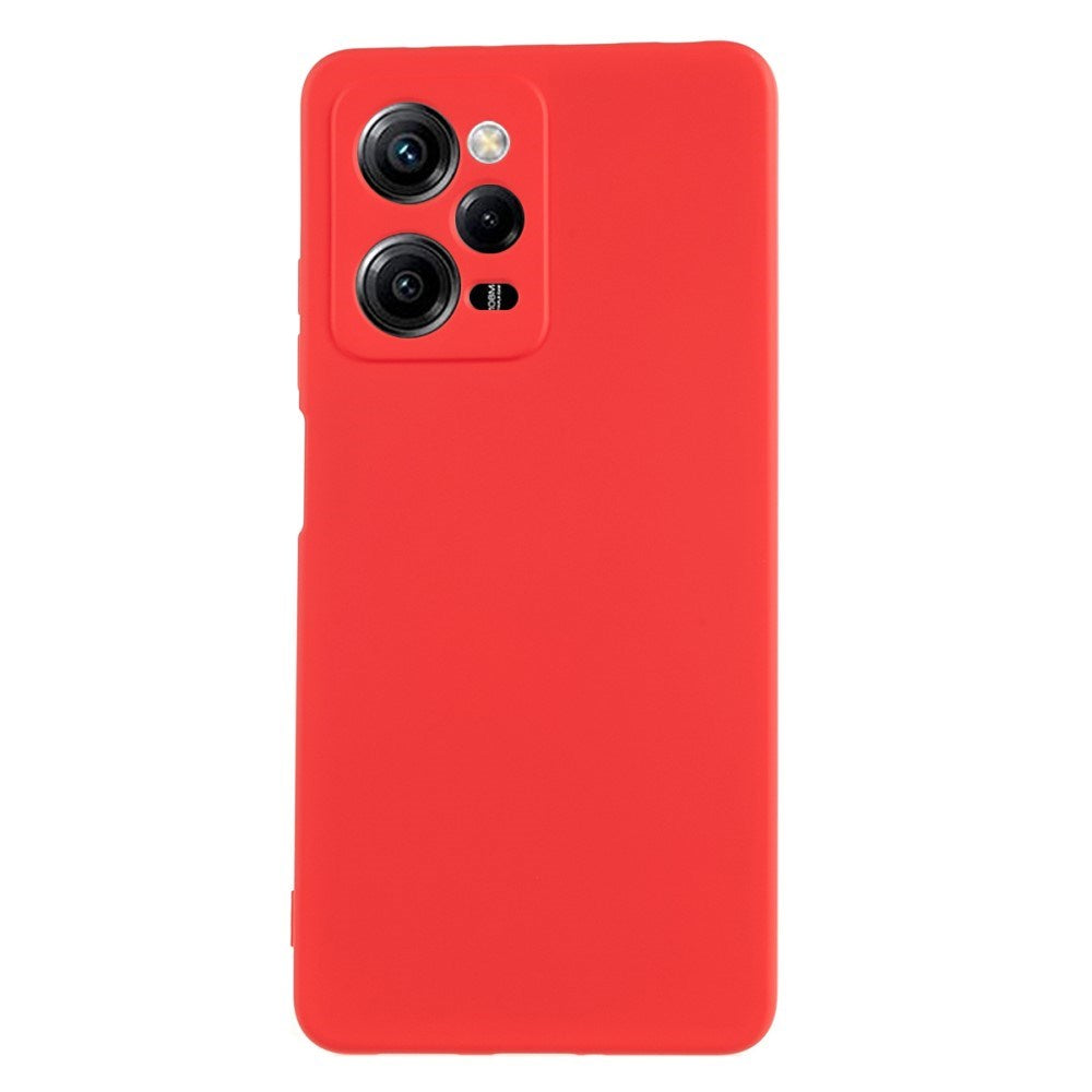 EIDERWOOD Xiaomi Poco X5 Pro (5G) Fodrat Flexibelt Plast Skal - Röd