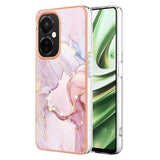 OnePlus Nord CE 3 Lite (5G) Hybrid Plast Skal - Rosa Marmor