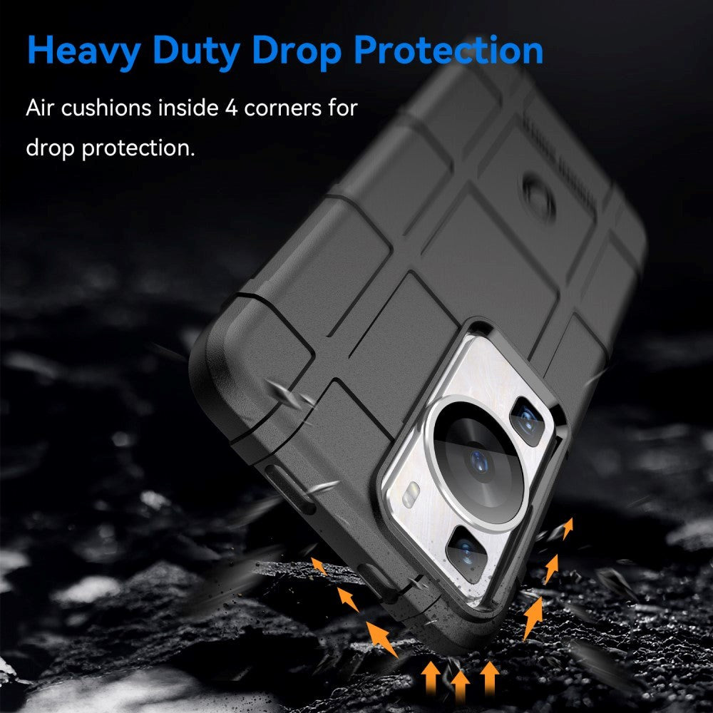 Huawei P60 Pro Rugged Shield Skal - Svart