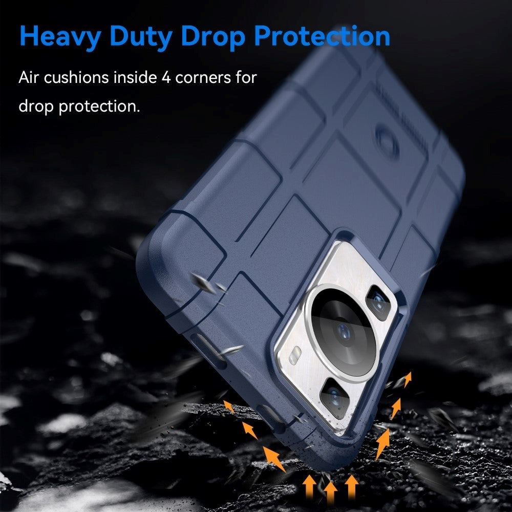 Huawei P60 Pro Rugged Shield Skal - Blå