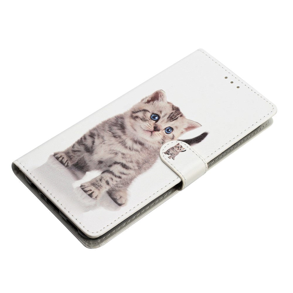 Xiaomi Redmi 12C Plånboksfodral Imitationsläder med Rem - Kattunge