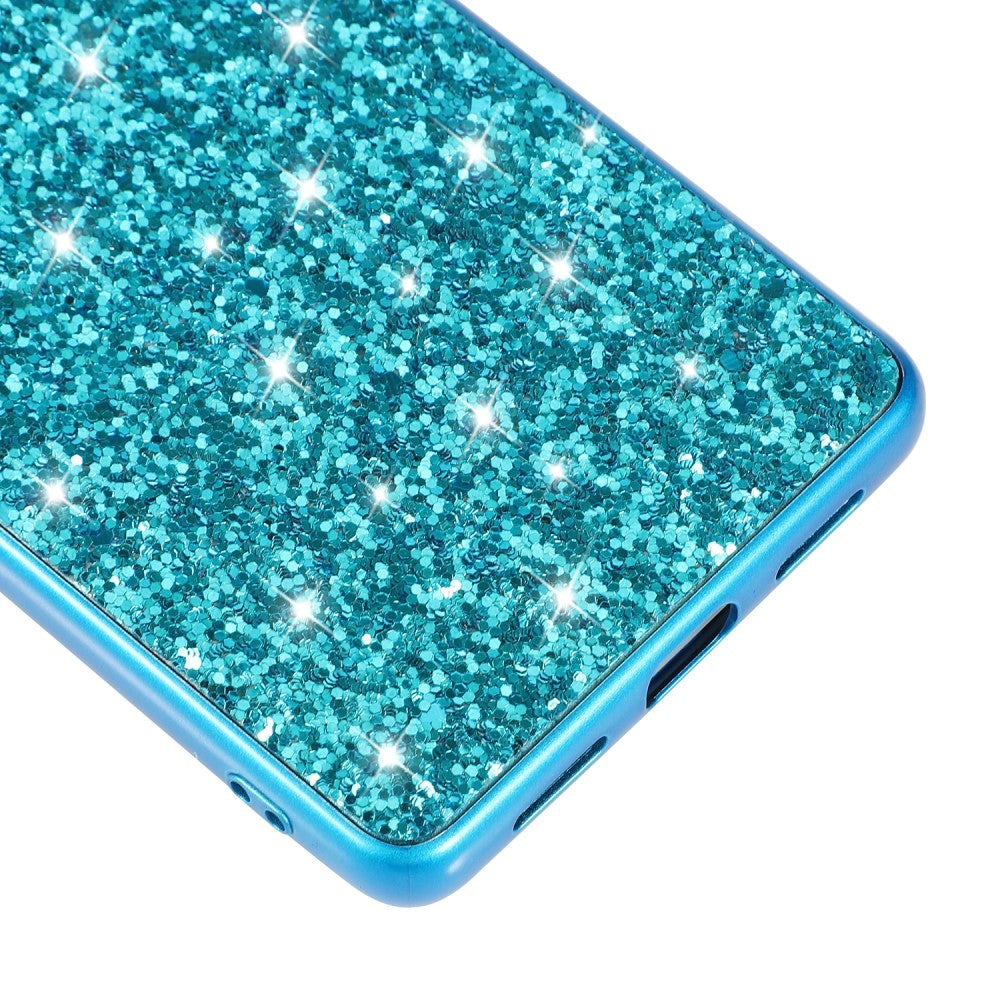 Google Pixel 7A Skal i Hårdplast - Glitter - Röd