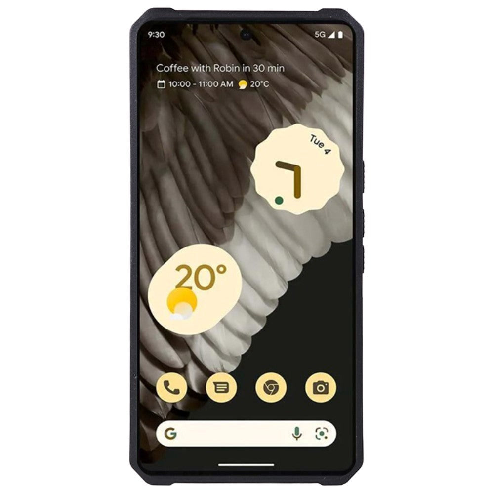 Google Pixel 8 Pro Tåligt Skal med Magnetisk Stativfunktion, Korthållare och Cam Slider - Guld