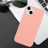 iPhone 15 Matt Plastskal - Rosa