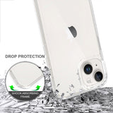 iPhone 15 Hybridplast Skal - Transparent