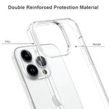 iPhone 15 Pro Hybridplast Skal - Transparent