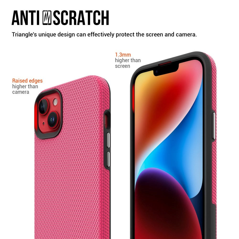 iPhone 15 Hantverkare Plastskal - Pink