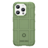 iPhone 15 Pro Rugged Shield Series Hantverkare Skal - Grön