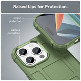 iPhone 15 Pro Rugged Shield Series Hantverkare Skal - Grön